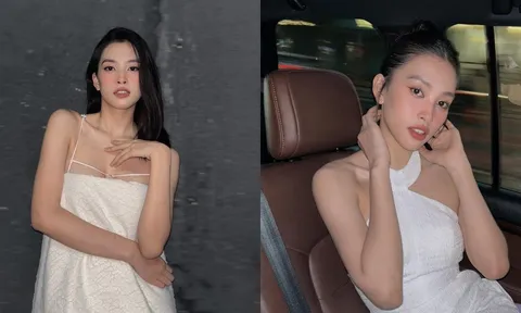 Ngẩn ngơ trước nhan sắc trong veo của Hoa hậu Tiểu Vy
