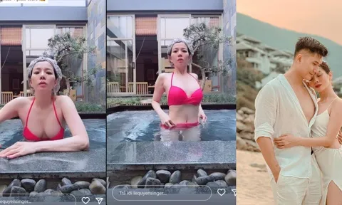 Lệ Quyên tự tin khoe dáng bên bể bơi, body ở tuổi U50 khiến CDM xuýt xoa