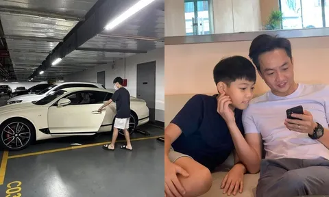 Sinh ra đã 'ngậm thìa vàng', Subeo chụp ảnh bên siêu xe khí chất chẳng kém Cường đô la
