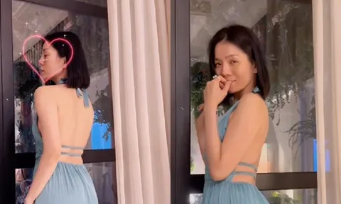 Lệ Quyên khoe lưng trần nuột nà ở tuổi U50 khiến CDM tròn mắt ngạc nhiên