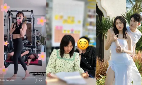 Diệu Nhi khoe ảnh trong phòng tập, vòng 2 trở thành tâm điểm giữa nghi vấn mang thai