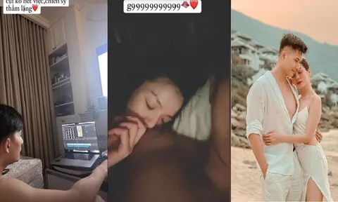 Nửa đêm, Lệ Quyên tung ảnh tế nhị của Lâm Bảo Châu, tình trẻ có hành động gây chú ý