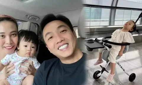 Đàm Thu Trang đăng hình ảnh bất ngờ của ái nữ Suchin, dân tình cười 'té ghé'