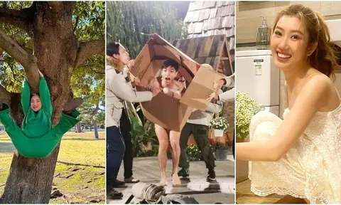 Sao Việt 23/2: Thúy Ngân lộ ảnh thoải mái 'thư giãn' nhà đồng nghiệp nam, MC Cát Tường gây chú ý với dáng chụp ảnh