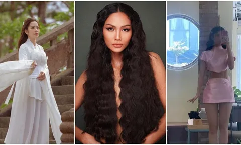 Sao Việt 28/2: H'Hen Niê 'bỏ xiêm y' dùng tóc che chắn điểm tế nhị, Á hậu Phương Nhi tạo dáng phong cách búp bê