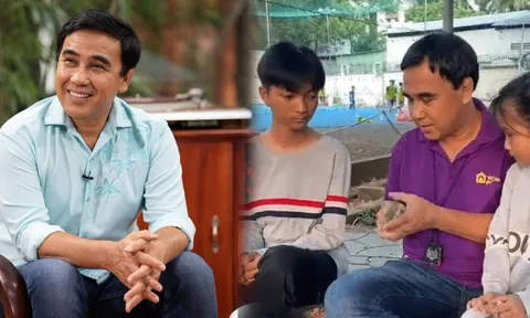 'Người qua đường' ghi trọn hành động cực đẹp của MC Quyền Linh với trẻ em khó khăn
