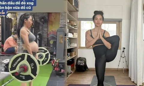 Phương Trinh Jolie tập động tác yoga khó khi mang bầu