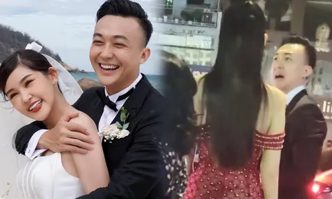 Vợ chồng Lê Âu Ngân Anh gây chú ý với khoảnh khắc thiếu tình cảm chốn đông người