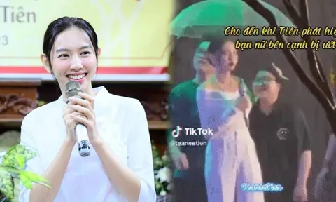 Thùy Tiên hành xử gây chú ý trên sân khấu