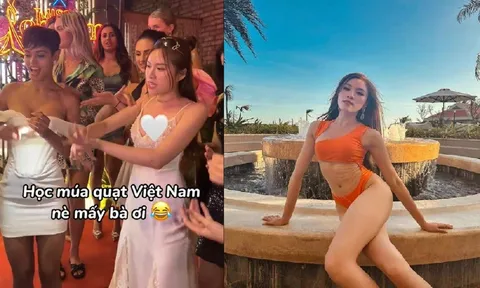 Thanh Thanh Huyền thể hiện tố chất chủ nhà Miss Charm, 'thao túng tâm lý' hàng loạt thí sinh với điệu múa quạt