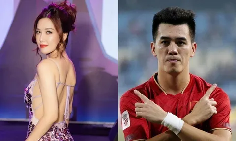 Bị 'réo tên' vụ MC Thu Hà tố 'gạ tình' trong khách sạn, cầu thủ Tiến Linh nói gì?