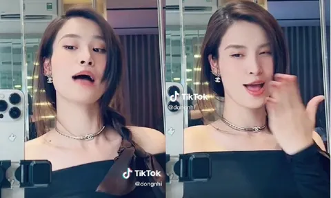 Video: Đông Nhi bắt trend Tiktok, nhan sắc và biểu cảm của mẹ bỉm U30 khiến ai cũng bất ngờ
