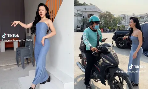 Video: Bắt trend khó hiểu, Angela Phương Trinh khiến nam shipper hoang mang bỏ chạy