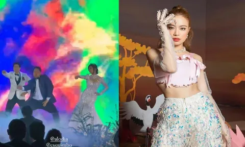 See Tình của Hoàng Thùy Linh giờ còn 'xâm lấn' vào cả tiệc cưới tận Philippines