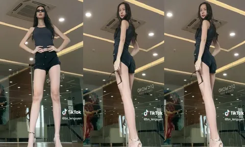 Video: Catwalk sương sương vài đường, Hoa hậu Bảo Ngọc khoe đôi chân dài miên man khiến chị em phát thèm