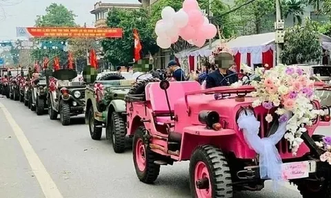 Thái Nguyên: Tạm giữ 6 xe jeep tham gia rước dâu gây xôn xao dư luận