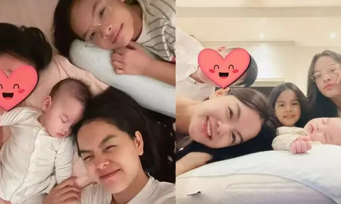 Phạm Quỳnh Anh che mặt bạn trai khi khoe ảnh tổ ấm