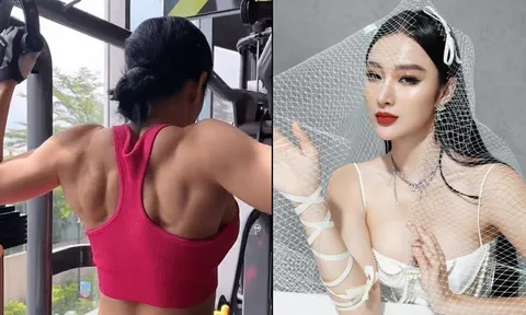 Angela Phương Trinh để lộ bờ vai lực lưỡng, đưa lời khuyên gây chú ý