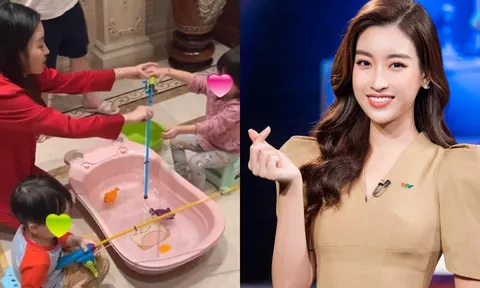 Đỗ Mỹ Linh được khen ngợi chăm cháu ruột của chồng khéo léo