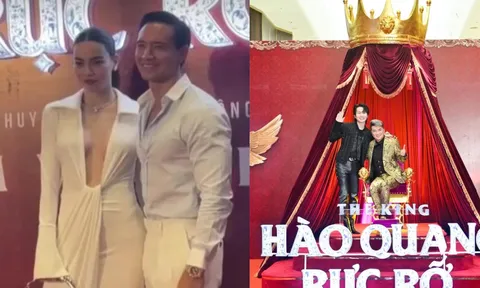 Vợ chồng Hồ Ngọc Hà - Kim Lý tới trễ trong buổi dự họp báo ra mắt phim của Mr Đàm