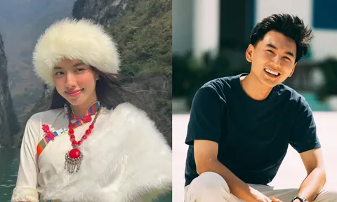 Hoa hậu Thùy Tiên nhận sai khi diện đồ Mông Cổ đi tham quan sông Nho Quế (Hà Giang)
