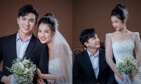 Bộ ảnh cưới của Trình Mỹ Duyên trong phim 'Mặt trời mùa đông'