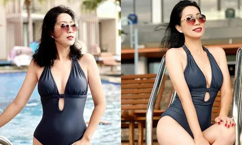 NSƯT Trịnh Kim Chi khoe body cực phẩm tuổi 51 khi diện bikini