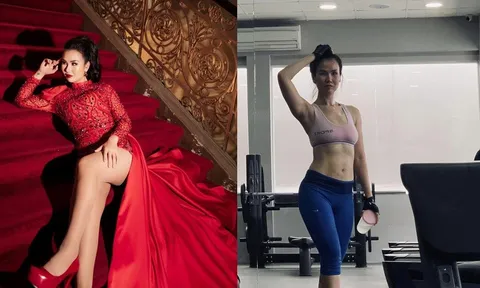 Võ Hạ Trâm khoe vòng eo săn chắc sau hơn 1 năm sinh con đầu lòng