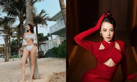 Chi Pu khoe dáng bốc lửa khi diện trang phục bkini tại bãi biển