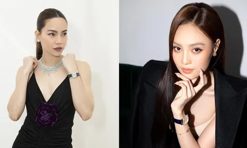 Ninh Dương Lan Ngọc bị soi gương mặt khác lạ khi dự sự kiện chung với Hồ Ngọc Hà