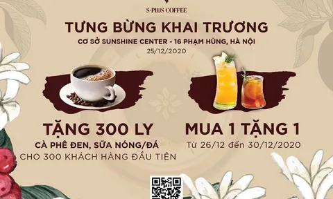 Khai trương một cơ sở của chuỗi thương hiệu 5 sao S-Plus Coffee
