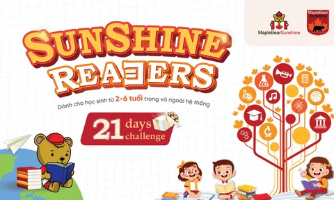Trải nghiệm 21 ngày đọc thú vị cùng Sunshine Maple Bear qua dự án Sunshine Readers