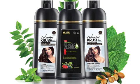 Dầu gội nhuộm đen KRUSH - Lựa chọn hoàn hảo dành cho tóc bạc
