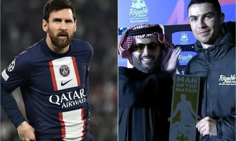 Ronaldo vượt mặt Messi, nhận danh hiệu 'cầu thủ xuất sắc nhất' trận Al Nassr vs PSG