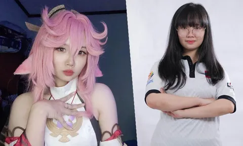 Nữ tuyển thủ Lào cosplay nhân vật Yae Miko trong Genshin Impact
