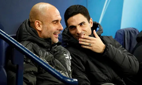 Đối đầu Arsenal, HLV Pep Guardiola tiết lộ sự thật về HLV Mikel Arteta