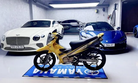 Trước sinh nhật, Cường Đô-la được tặng xe Yamaha 125ZR hàng hiếm
