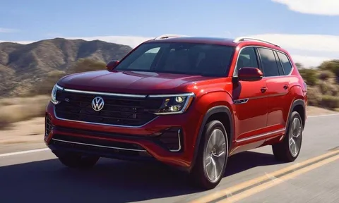Volkswagen Atlas 2024 trình làng với động cơ mới, quyết đấu Ford Explorer