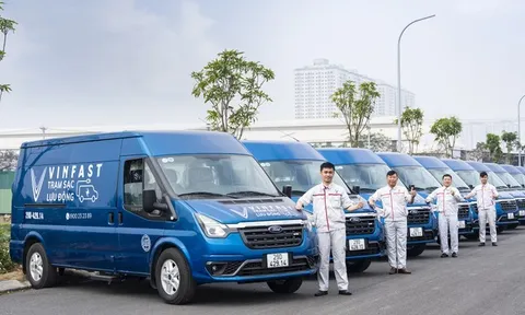 VinFast triển khai dịch vụ sạc pin lưu động 24/7 trên toàn quốc