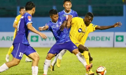 Rượt đuổi nghẹt thở, SLNA hòa trận thứ 4 liên tiếp ở V-League