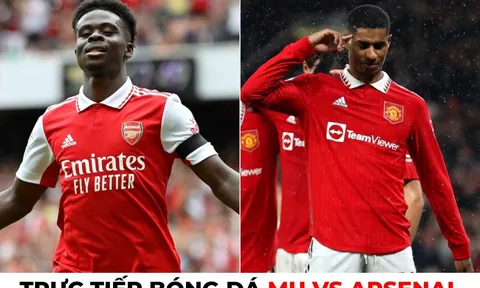 Xem trực tiếp bóng đá MU vs Arsenal ở đâu, kênh nào? Link xem trực tiếp MU Ngoại hạng Anh K+ FULL HD