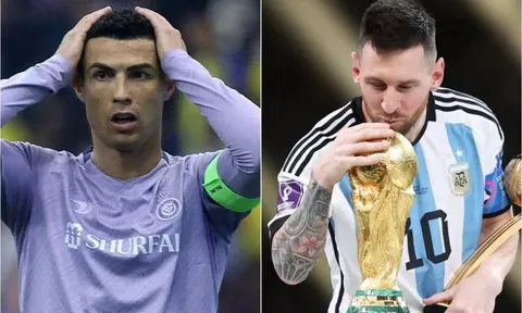 Thi đấu bết bát trong màu áo Al Nassr, Ronaldo thua xa Messi ở bảng xếp hạng đặc biệt