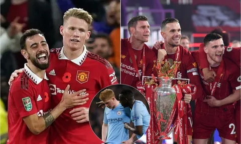 MU và Liverpool được trao cúp vô địch Ngoại hạng Anh sau án phạt lịch sử của Man City?