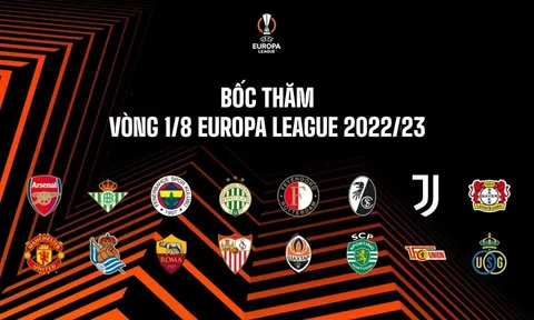 Trực tiếp Lễ bốc thăm vòng 1/8 Europa League; Link xem trực tiếp bốc thăm Cúp C2 trên FPT FULL HD