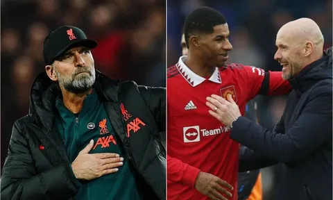 Klopp buông lời thách thức MU, tự tin 'hất cẳng' Ten Hag khỏi cuộc đua vô địch Ngoại hạng Anh