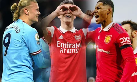 Bảng xếp hạng Ngoại hạng Anh 2022/23 mới nhất: Hủy diệt Liverpool, MU áp sát Arsenal và Man City?
