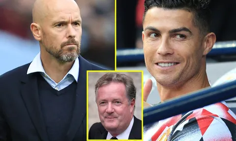 Ten Hag bị 'bạn thân Ronaldo' mỉa mai sau trận thua lịch sử của MU trước Liverpool