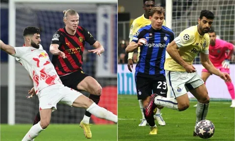 Kết quả bóng đá Champions League hôm nay: Haaland mờ nhạt, Man City thua đau Leipzig?; Kết quả C1