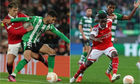 Lịch thi đấu bóng đá hôm nay 16/3: MU hủy diệt Real Betis; Arsenal thua đau tại Europa League?