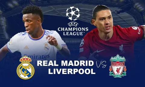 Xem trực tiếp bóng đá Real vs Liverpool ở đâu, kênh nào?; Link xem trực tiếp Cúp C1 Champions League